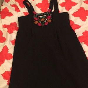 Black dress with jewels